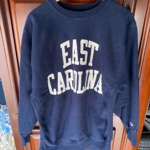 Vintage 90’s Champion East Carolina Reverse Weave Crewneck Sweatshirt